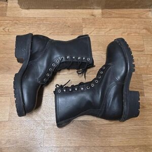 2005 Red Wing 699 Logger Boots 7 1/2 C Non-steel Toe Vibram Sole